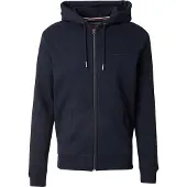 Superdry Kapuzensweatjacke "ESSENTIAL LOGO ZIP HOODIE HB" Baumwollmischung, slim fit