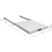 Efbe-Schott EFB Elektronik 691651ATS.8, Regalboden, Metall, Schwarz, 1 Stück(e)