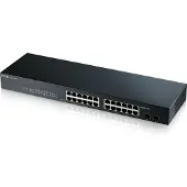 Zyxel GS-1900-24 v2, Managed, L2, Gigabit Ethernet (10/100/1000), Vollduplex, Rack-Einbau, 1U
