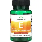 Swanson Health Vitamin E-400 60 St