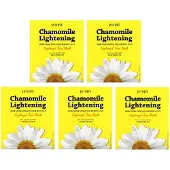 Petitfee , Kamille Aufhellende Hydrogel Gesichtsmaske, 5 Blätter, je 1,12 oz (32 g)
