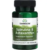 Swanson Health Spirulina & Astaxanthin 120 St