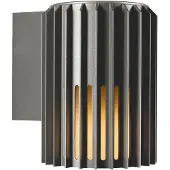 Nordlux Außenwandleuchte Aludra, dimmbar, alu / grau / zink, Aluminium, Wandleuchte außen
