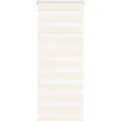 vidaXL Doppelrollo Marmorbeige 65x150 cm Stoffbreite 60,9 cm Polyester