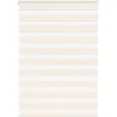 vidaXL Doppelrollo Marmorbeige 100x150 cm Stoffbreite 95,9 cm Polyester