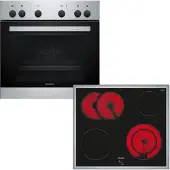 Siemens EQ110KA2EE, Keramik, 4 Zone(n), Glaskeramik, Schwarz, Berührung, 58,3 cm