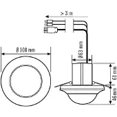 ESYLUX PD-C 360I/24 DUO DALI Deckenpräsenzmelder - EP10427374