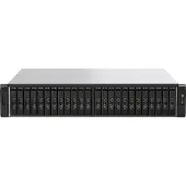 Qnap TS-H2490FU - NAS-Server - 24 Schächte - Rack - einbaufähig - PCI Express 3.0 x4 (NVMe) - RAID RAID 0, 1, 5, 6, 10, 50, JBOD, 60 - RAM 128 GB - 25 Gigabit Ethernet - iSCSI Support