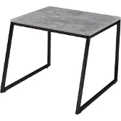 En.casa Satztisch 'Hyllestad' 2er Set Schwarz/Betonoptik