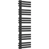 Neu.haus Handtuchheizkörper ’Slidre’ mit 18 Lamellen Stahl 140 x 50 cm Schwarz