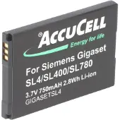 AccuCell Akku passend für Siemens Gigaset V30145-K1310K-X444, V30145-K1310-X445