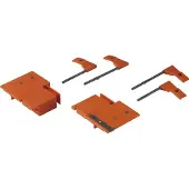 Blum Körnerlehre Frontbefestigung Höhe M/K/L für TANDEMBOX, Kunststoff/Stahl