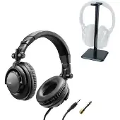 Hercules HDP DJ45 DJ Kopfhörer mit Tisch-Stativ