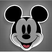 YellowPop Disney Mickey Printed Face