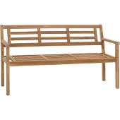 Mendler Gartenbank MCW-N47, Sitzbank Parkbank Holzbank, Massiv-Holz Akazie MVG- ohne Kissen