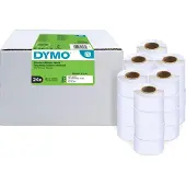 Dymo Adressetiketten S0722360, 28 x 89 mm, für Internetmarken, permanenthaftend, Papier, weiß, 24 Rollen mit jeweils 130 Stück
