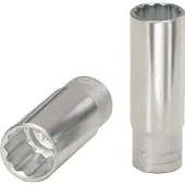 Ks Tools 917.1264-E 1/2" 12-kant-Stecknuss, lang, 14mm, auf Hänger
