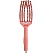 Olivia Garden Finger Brush Love Edition Care Iconic Boar&Nylon Radiant Peach - Medium