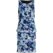 Vera Mont Cocktailkleid mit Volant in Dunkelblau/Blau | Gr.: 40