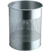 Durable Papierkorb, silbermetallic