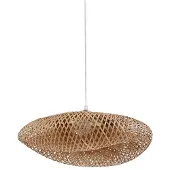LINDBY Hängelampe Eleane , dimmbar, Holz hell, für Wohn- / Esszimmer, Holz, Landhaus / Rustikal, Pendelleuchte