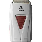 Andis ProFoil Folienrasierer, Titan, grau/rot, Lithium-Ionen Akku, hypoallergene Scherköpfe