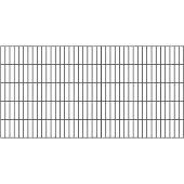 Alberts Doppelstab-Gittermatte, Typ 6/5/6, ohne Überstand, Breite 2000 mm x Höhe 1000mm, Farbe: anthrazit