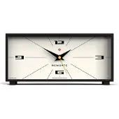 Newgate Thunderbird Kaminsuhr mit Silbernes Zifferblatt