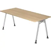 Hjh OFFICE PRO ATOS 19 S - 180 x 80 Eiche höhenverstellbar