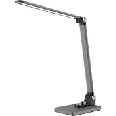 Hansa - Styro Hansa LED Tischleuchte Breeze, dimmbar, 3 Farbtemperaturen, bis 5800 K, 8,5 W, grau/metallic