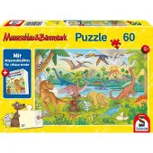 Schmidt Reise in die Urzeit, 60 Teile, mit Add-on (Wissensbüchlein)