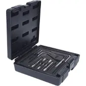 Ks Tools 140.2310, Chrom-Vanadium-Stahl, Schwarz, Metallisch, Chrom, 12 Werkzeug