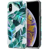 Cadorabo IMD TPU Bunte Blumen & Blätter Cover