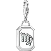 Thomas Sabo Charm-Anhänger Sternzeichen Jungfrau mit Steinen Silber
