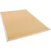 Pergamon Sisalteppich Natura Honig Bordüre Beige, Größe:150x150 cm