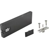 Italiana Ferramenta Bremsklappenhalter Link mit Stahlseil - Gunmetal schwarz , U262 , Variante U262
