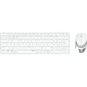 Rapoo 9750M, Kabellos, RF Wireless + Bluetooth, Scherenschalter, QWERTZ, Weiß, Maus enthalten