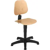 BIMOS Arbeitsdrehstuhl Unitec mit Gleitern Buche Sitz-Höhe 440-620mm - 9650- 3000