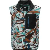 Ragwear Fleeceweste "Collsy Vest" Gemusterte Herren Fleecejacke mit hohem Kragen