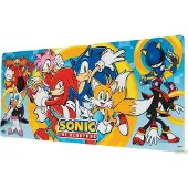 Grupo Erik Raton Sonic The Hedgehog, Mehrfarbig, Abbildung, Gummi, Textil, Anti-Rutsch-Basis, Gaming-Mauspad
