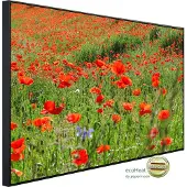 Papermoon Infrarotheizung "Red Poppa Field" sehr angenehme Strahlungswärme
