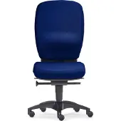 Sitwell Büro-Drehstuhl Lady Comfort ohne Armlehnen Polyamid-Fußkreuz dunkelblau