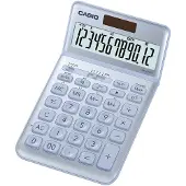 Casio JW-200SC, Desktop, Einfacher Taschenrechner, 12 Ziffern, Blau