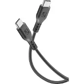 Cellularline Power Cable 120cm - USB-C to USB-C, 1,2 m, USB C, USB C, Schwarz