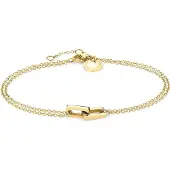 Liebeskind berlin Armband - Edelstahl Mini Link - Gr. ONESIZE - in Gold - für Damen