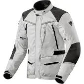 REV'IT! Voltiac 3 H2O Silber Schwarz Jacke Größe 3XL