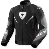 REV'IT! REV’IT! Quantum 3 Air Schwarz Weiß Motorrad Jacke Größe S