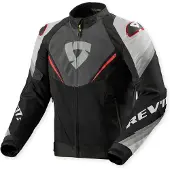 REV'IT! REV’IT! Quantum 3 Air Grau Rot Motorrad Jacke Größe 3XL