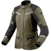 REV'IT! Revit Voltiac 3 H2O Damen Motorrad Textiljacke, grün/grau, 34