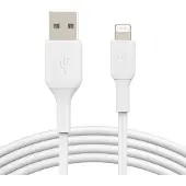 Belkin CAA001BT3MWH, 3 m, Lightning, USB A, Männlich, Männlich, Weiß